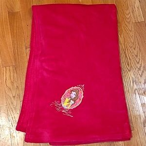 Princess Belle fleece blanket
